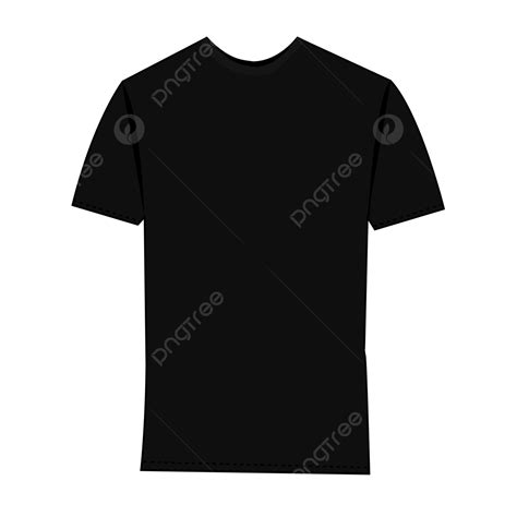 Simple Black T Shirt For Mockup, Black T Shirt Mock Up, Blank T Shirt ...