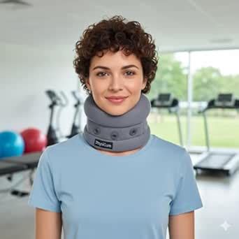 Buy PhysiCure Soft Cervical Collar for Men & Women |Adjustable Foam ...