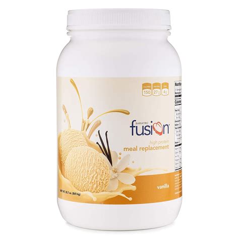 Amazon.com: Bariatric Fusion Vanilla High Protein Meal Replacement ...