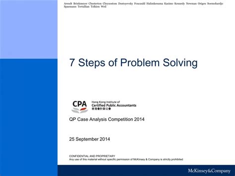Image result for 7 Step Problem Solving Process