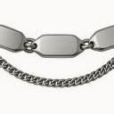 Unicornjewels Silver Triple-Link Chain & Matching Bracelet Combo for ...