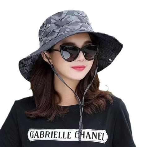 Buy Alexvyan Women & Girls Grey Army Casual Outdoor Sun Hat, UPF ...