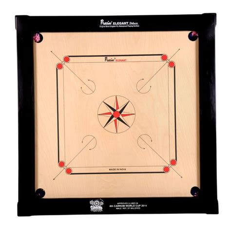 Precise Jumbo Elegant Deluxe Carrom Board – Sportswing.in