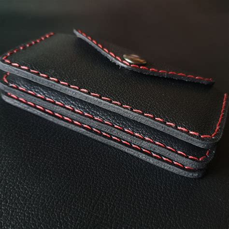 leather card wallet for 20 cards - Indianleathercraft
