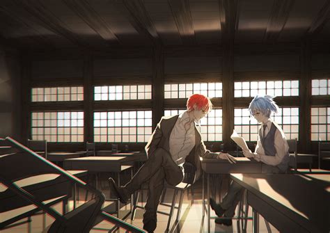 Nagisa & Karma: HD Wallpaper from Assassination Classroom