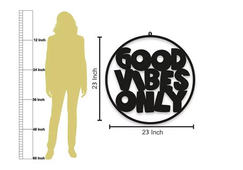 Good Vibes Only Quotes LED Wall Decor Light – HomePine