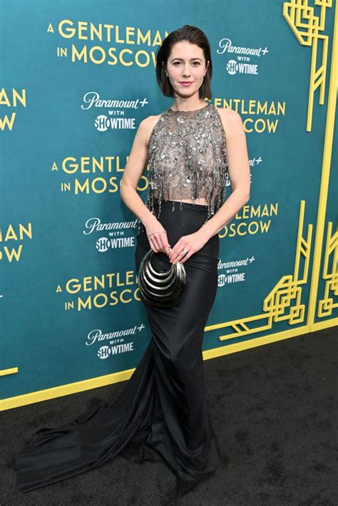 Mary Elizabeth Winstead at "A Gentleman In Moscow" Premiere in New York ...