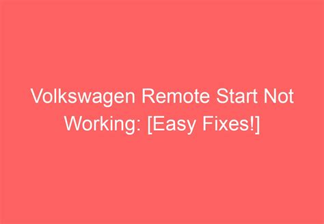 VW Remote Start Setup 的图像结果