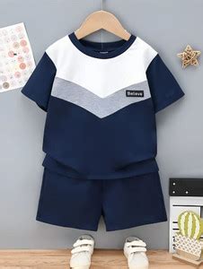 ELPIXIE FASHION Baby Boys & Baby Girls Casual T-shirt Shorts Price in ...