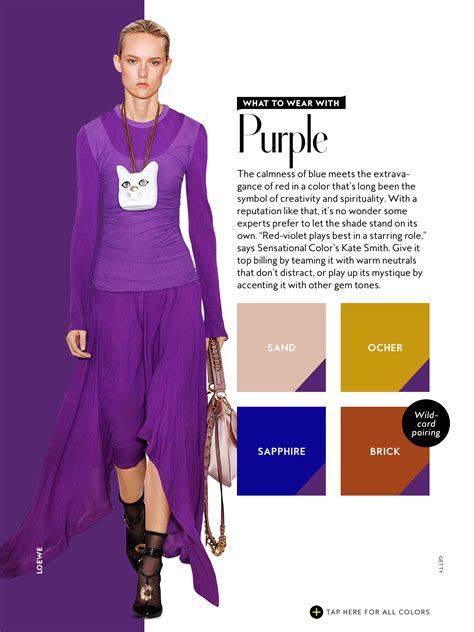 Purple | Color combinations for clothes, Instyle color crash course ...