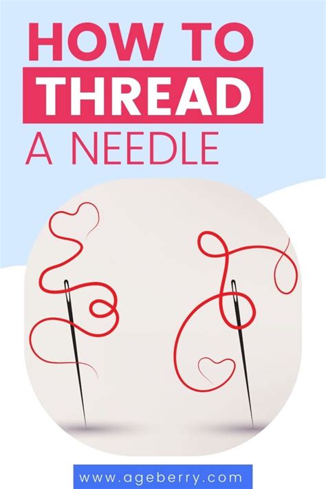 Image result for Threading Hand Sewing Needles