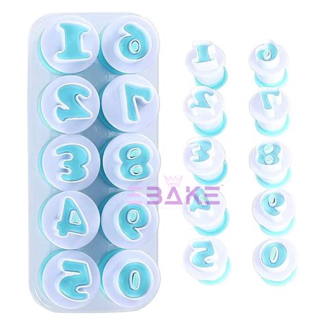 Number Cookie/Fondant Plunger Cutter – EBAKE