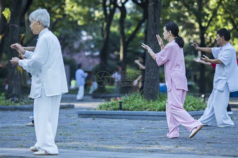 中国传统太极的老年生活 高清图片下载-正版图片500631515-摄图网