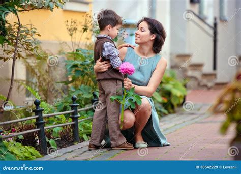 Mom and little baby boy stock photo. Image of carefree - 8170496