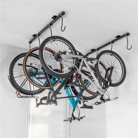 Amazon.com: Teal Triangle G-Bike Ceiling Mounted Bike Rack, Indoor ...