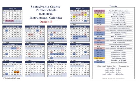 2024-2025 Calendar Feedback | Spotsylvania County Public Schools
