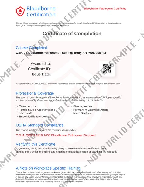 Bloodborne Pathogens Training Materials