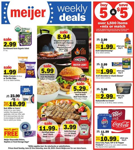 Meijer Promotional Ad - Valid from 06/22 to 06/28 - Page nb 1 ...