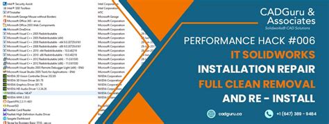 Clean SolidWorks Removal 的图像结果