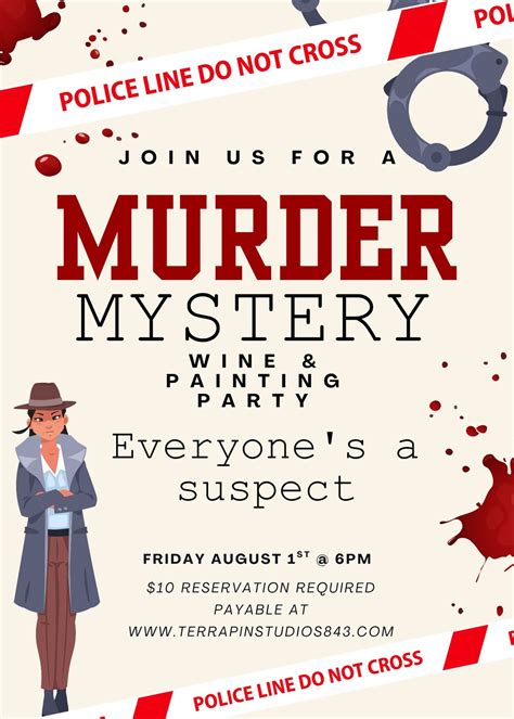 🍷 🎨 🔪Murder Mystery Night, 516 S Green Street, Ridgeland, SC, 30 August ...