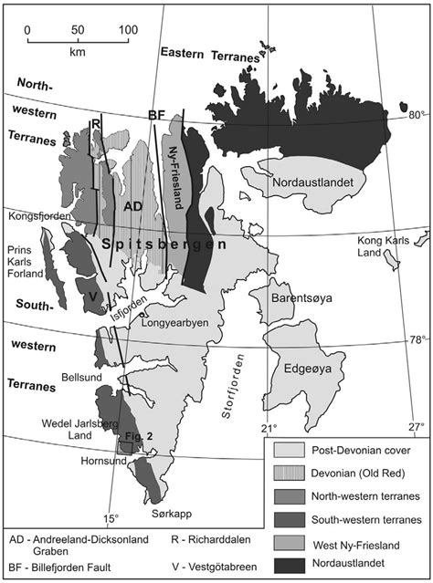 Image result for Svalbard Archipelago Map