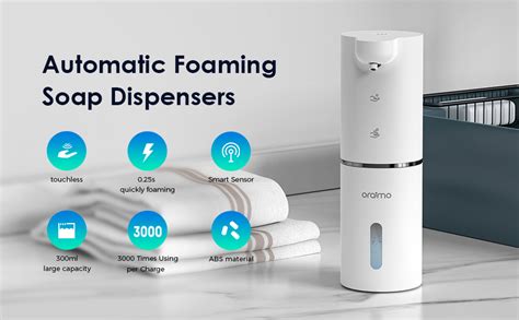 Oraimo SmartHandwasher Automatic Foaming Soap Dispenser, Touchless Hand ...