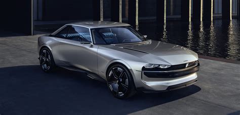 Peugeot unveils all-electric coupe concept with some muscle car DNA and ...