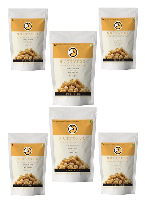 Get Piri Piri Gourmet Makhana - Pack of 6 (480g) at ₹ 810 | LBB Shop