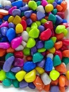 BloomShadow multi colours stone 400g Painted Angular Sandstone Pebbles ...