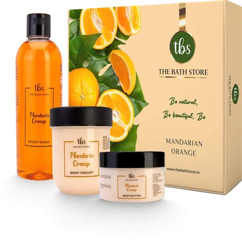 The Bath Store Mandarin Orange Combo (Body Butter 200gm + Body Wash ...