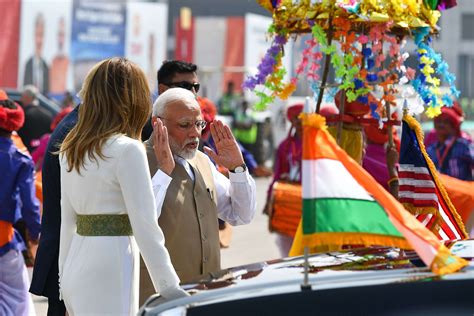 Pictures from US President Donald Trump's India visit- The Etimes ...