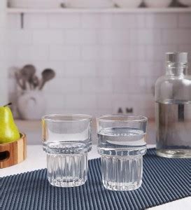 ROXX (Pack of 6) Penta Tumbler HB 315ML Glass Set Water/Juice Glass ...