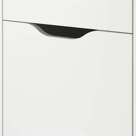 ALEX drawer unit on castors, white/black, 36x50 cm (141/8x195/8") - IKEA