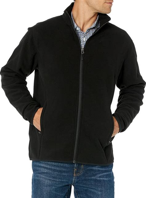 Amazon Essentials Men's Full-Zip Polar Fleece Jacket (Available in Big ...