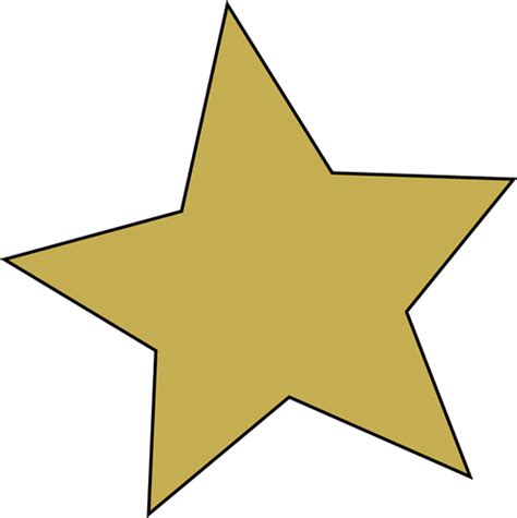Gold Star Clip Art - Gold Star Image