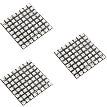 Robocraze 8x8 RGB LED Matrix | 64Bit WS2812 5050 RGB LED Matrix (Pack ...