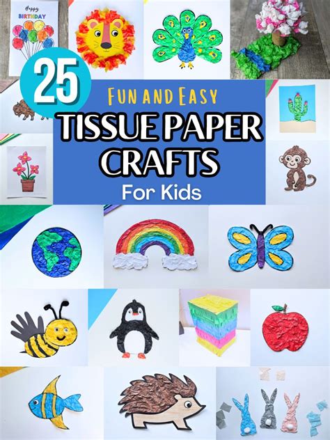 Crafts with Tissue Paper 的图像结果