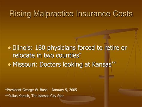 PPT - Addressing the Impact of Rising Healthcare Costs and Malpractice ...