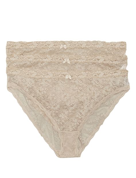 Buy 3pk Lace High Leg Knickers at Marks & Spencer