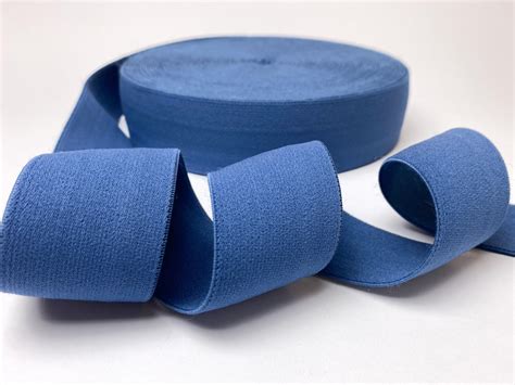 Gummiband Uni - jeansblau - 4 cm Breit | Online Shop | ZauberDrum