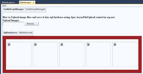How to upload images using ajax AsynFileUpload Control and Create a ...