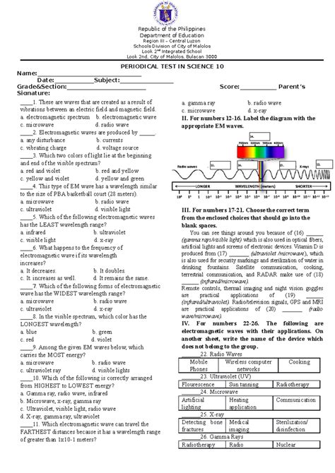 Image result for Class 10 Science Periodic Test 2