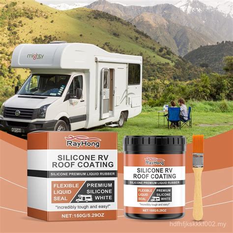 Rayhong Silicone RV Roof Paint RV Roof Repair Wooden Coating Leak Sealant | Shopee Malaysia