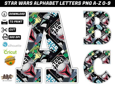 Star Wars Printable Letters