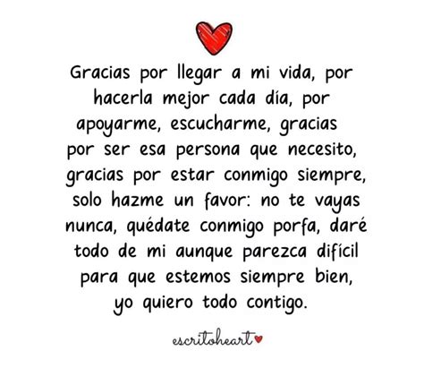 Romantic Spanish Love Poem with Red Heart