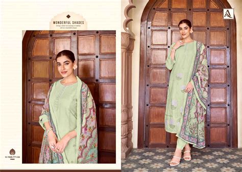 Alok Suit Tasrif Lawn Cotton Dress Material Surat Textile Market