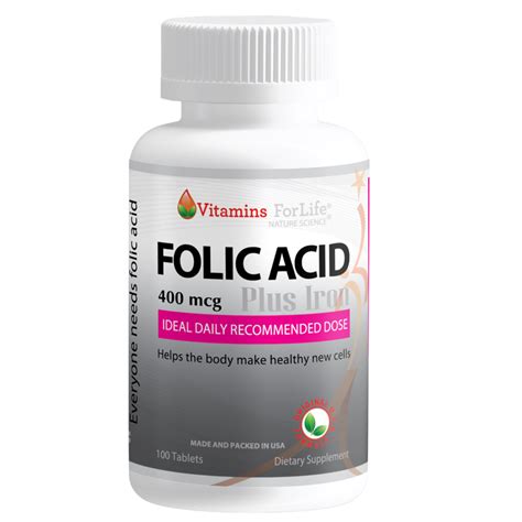 FOLIC ACID Plus Iron – Bổ sung Folic Acid và sắt
