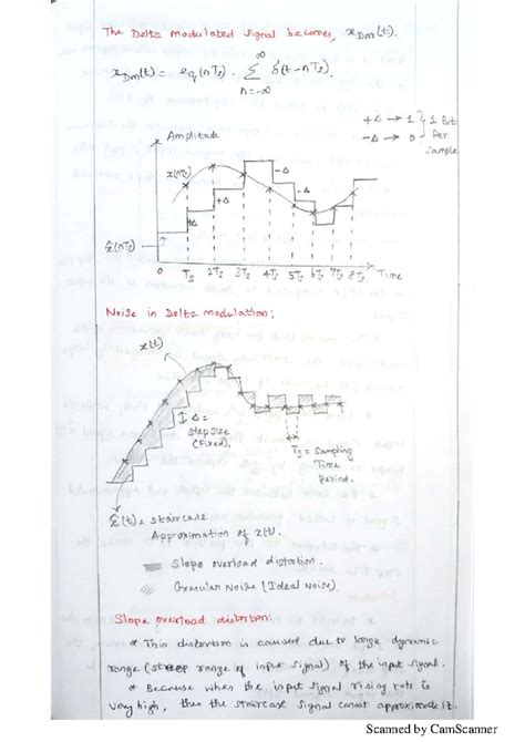 Delta Modulation - Continuation (ENG 101) - Studocu