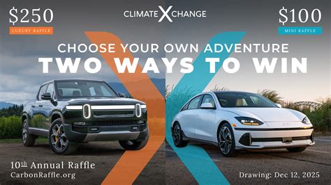 Win your dream EV in Climate XChange’s 10th Annual Raffle! • Climate XChange Raffle