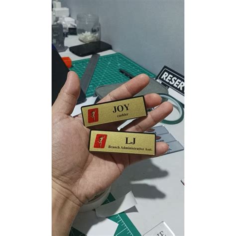 Acrylic Nameplate 1x3 Inches-Mercury Drug | Shopee Philippines